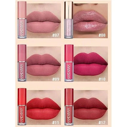 12-Piece Matte Liquid Lipstick